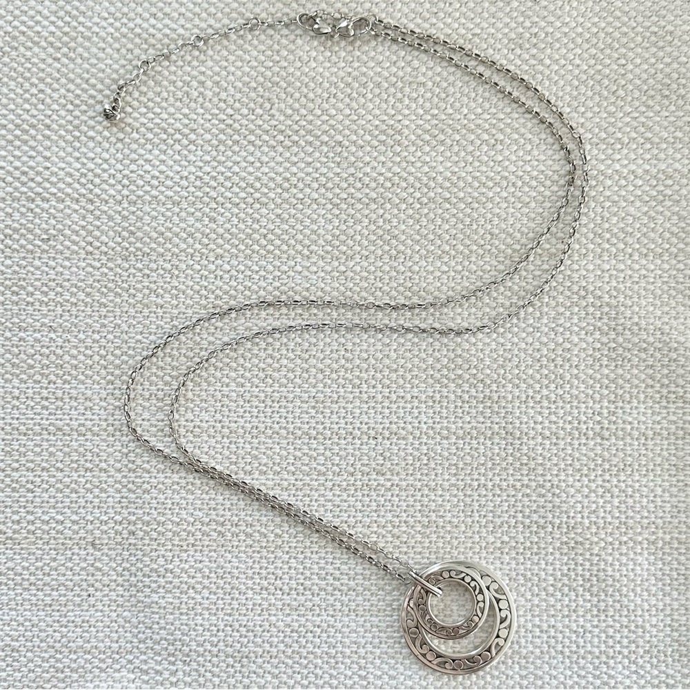 BRIGHTON Contempo Open Ring Convertible Long Necklace • JM3970 • Spin Rings - Picture 2 of 14